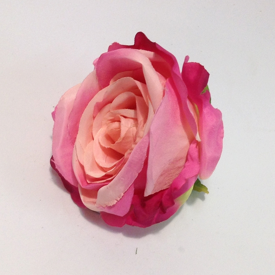 Головка розы ВОСТОРГ розовая фуксия уп 12шт