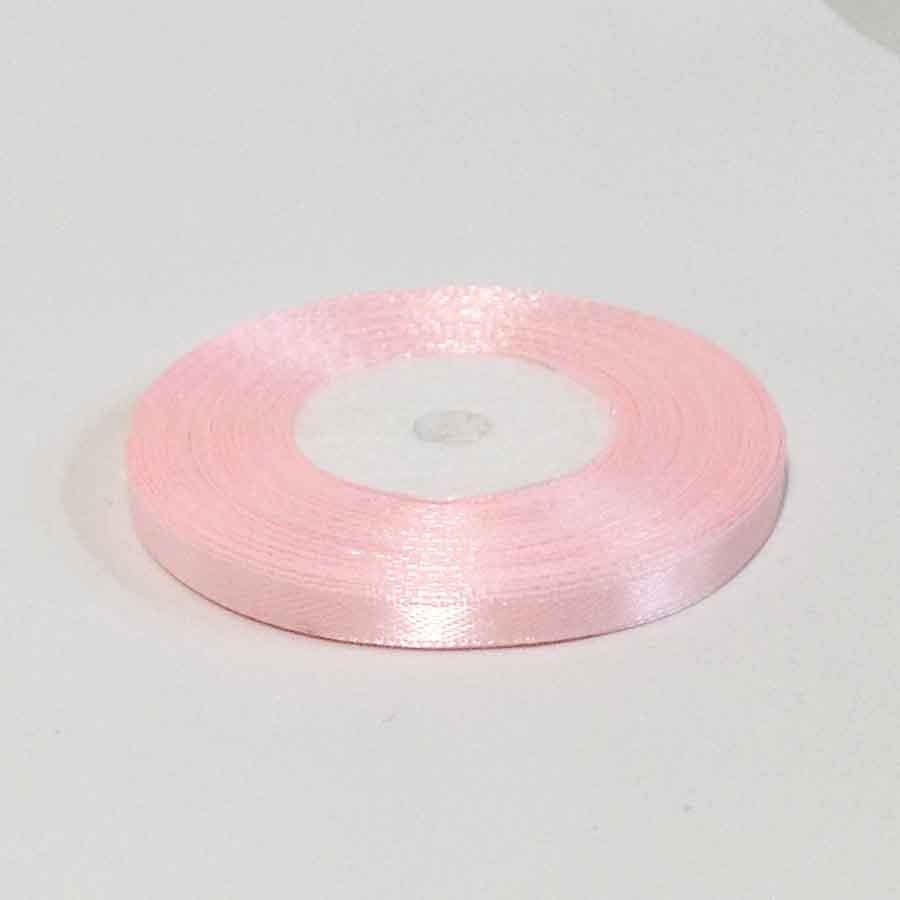 Лента 7 мм бледно-розовая