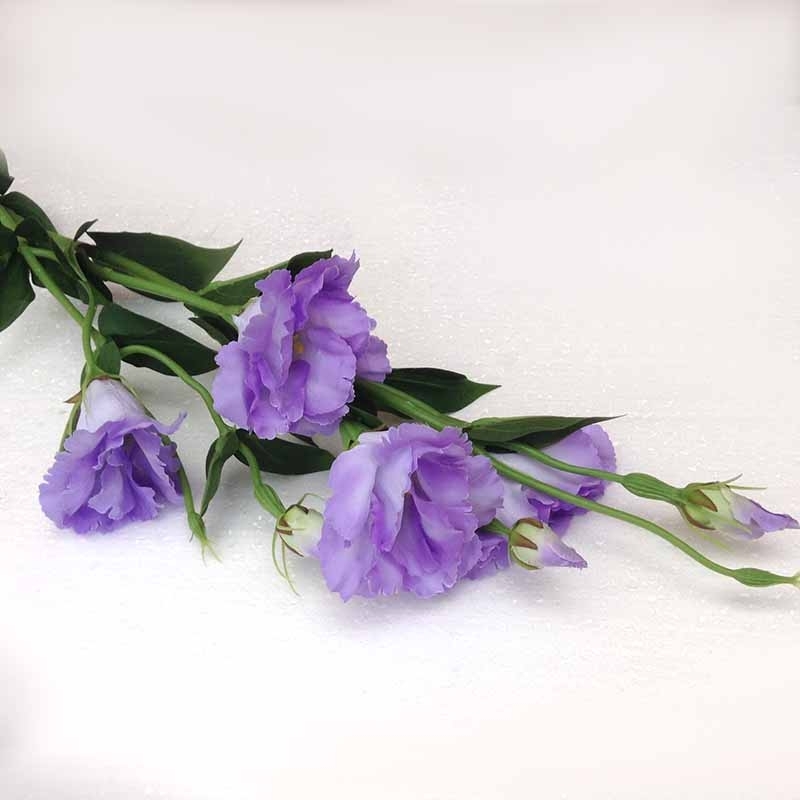 Ветка эустомы лавандовая 85см