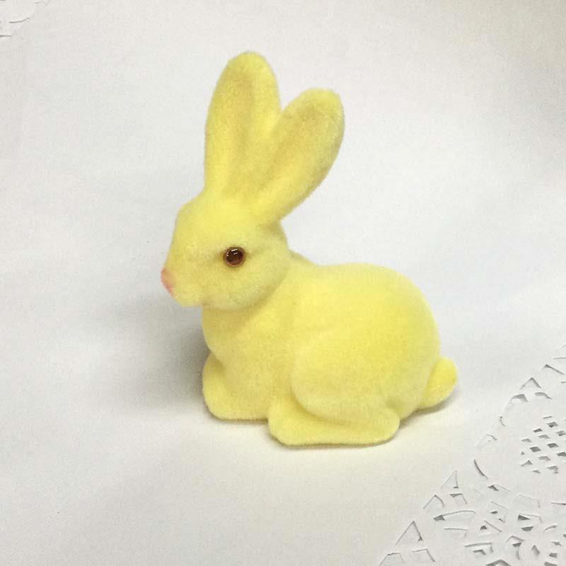 Кролик пасхальный - цвет лимонный  10см