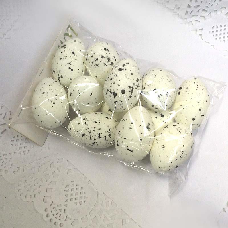 Яйца для декора пенопластовые6см - 12шт