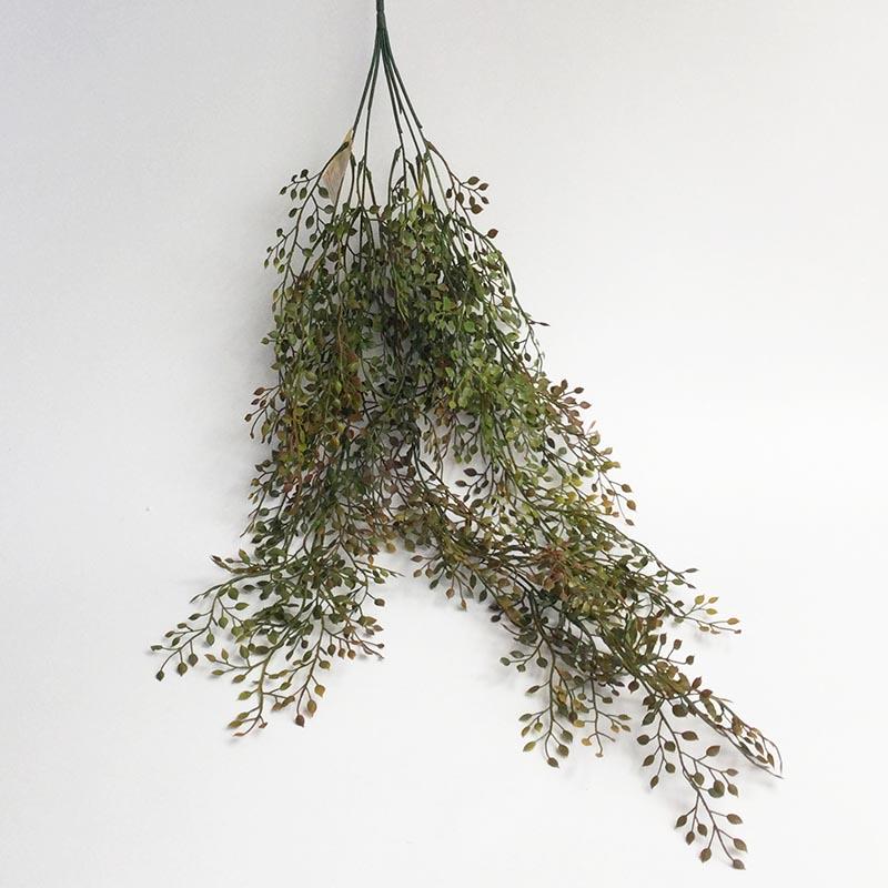 Ветка с мелкими листочками оливковая - 90см