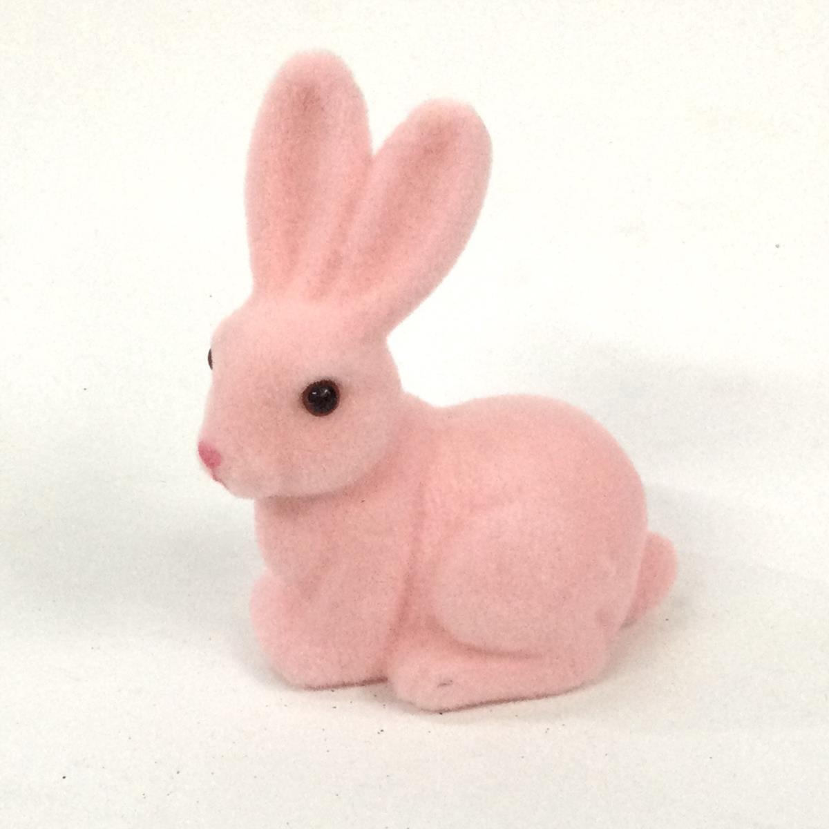 Кролик пасхальный нежно - розовый  10см