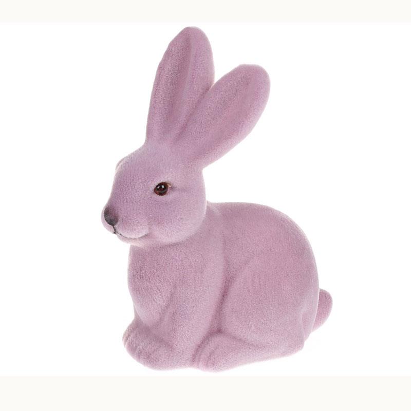Кролик пасхальный - цвет лавандовый 15см