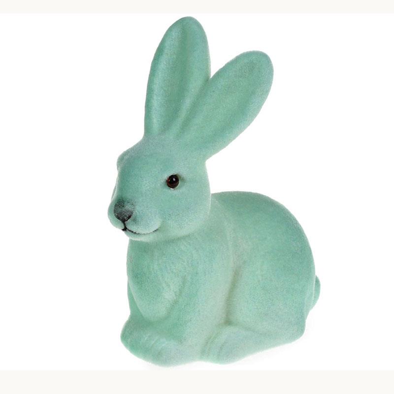 Кролик пасхальный - цвет мятный 15см