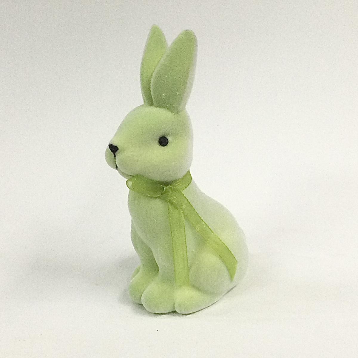 Кролик пасхальный  цвет лайм 13см