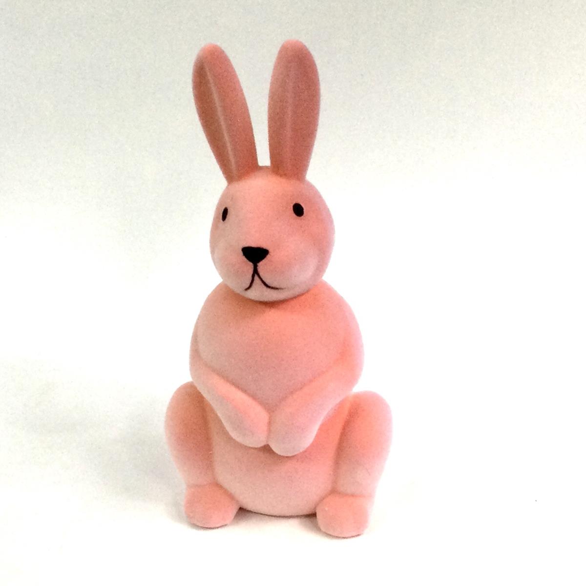 Кролик пасхальный розовый 25см
