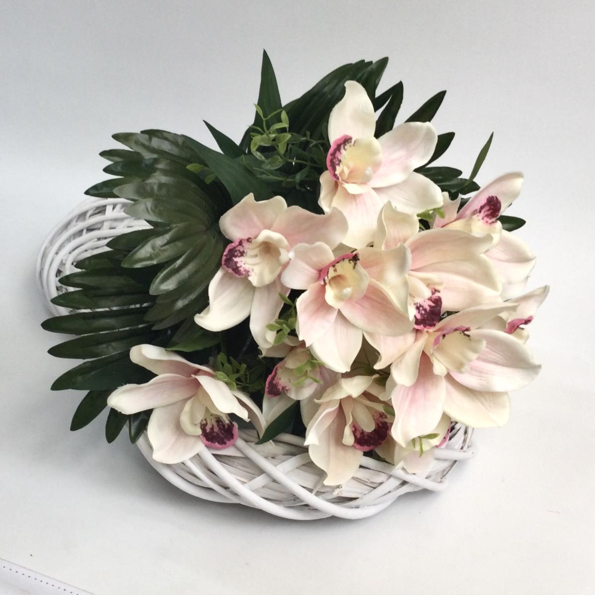 Букет орхидей нежно-розовый 50см