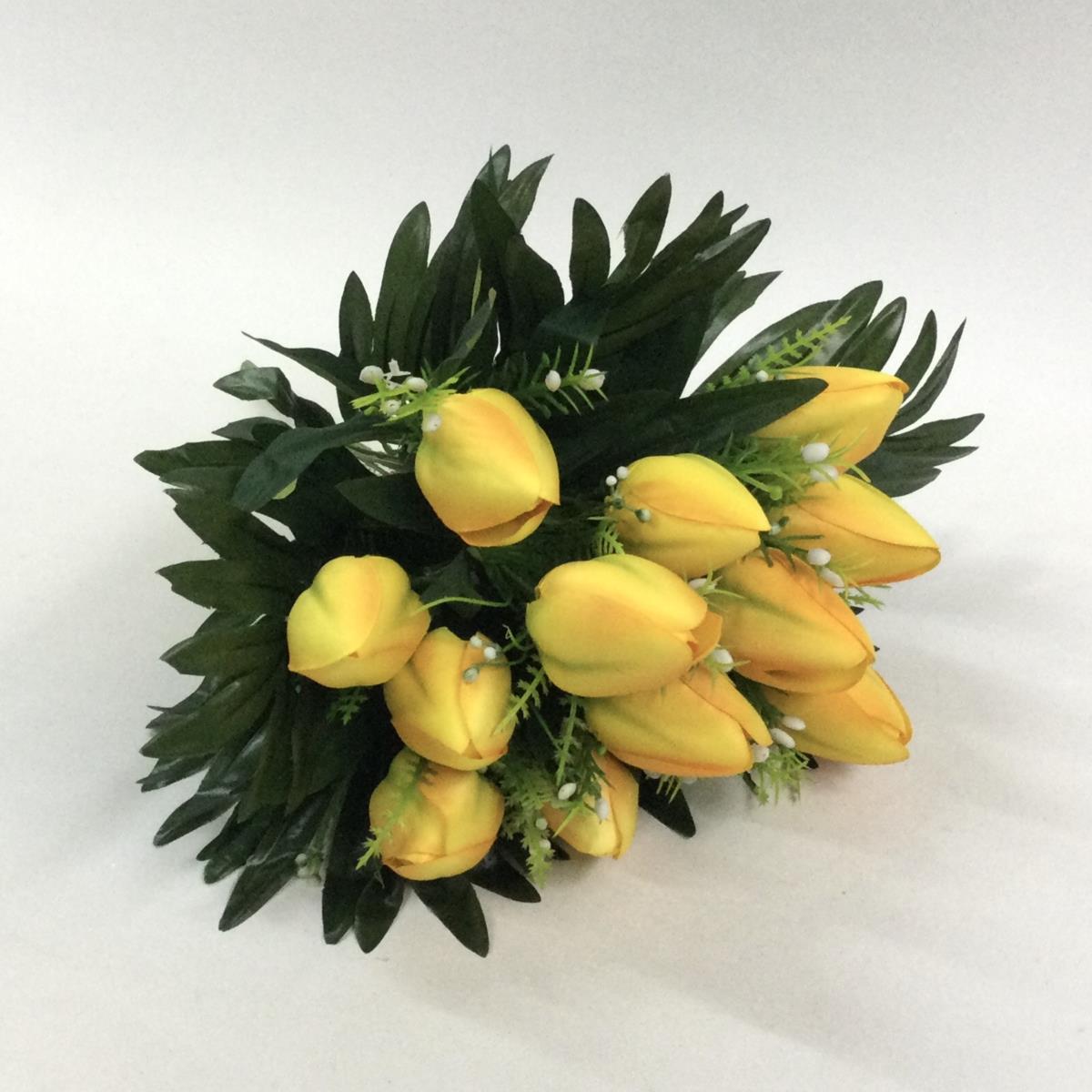 Букет тюльпанов желтый - 47см - Зображення 2