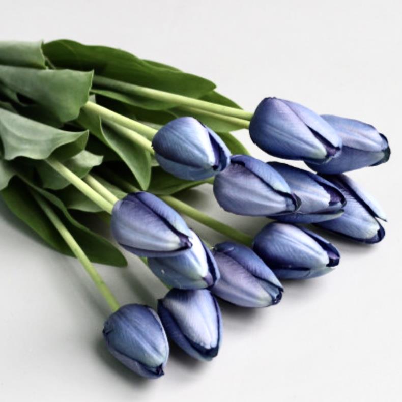 Связка тюльпанов синие - 12шт