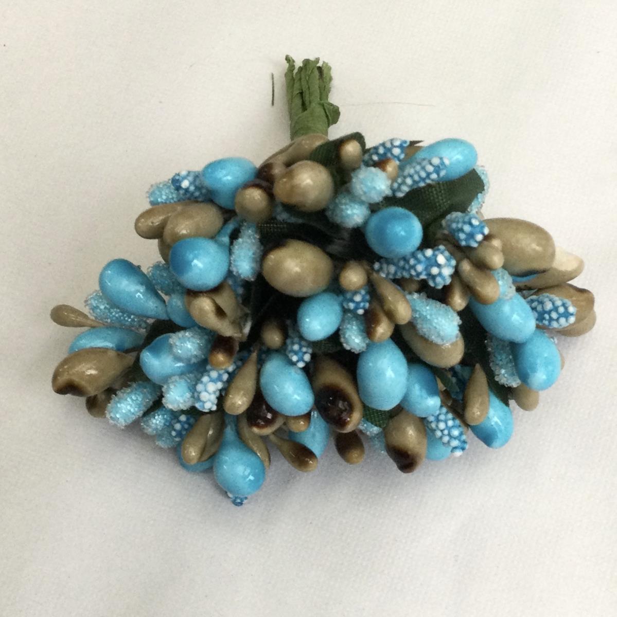 Добавка незабудка ТВ 0408 оливково- голубая