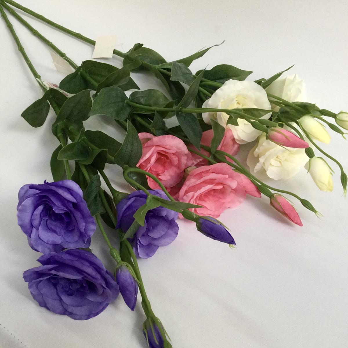 Ветка эустомы 75см - упаковка 10шт - Зображення 2