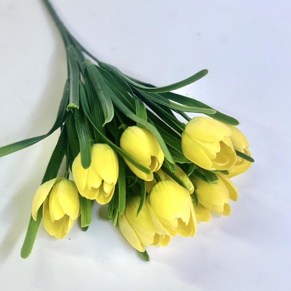 Букет силиконовых Тюльпанов 35см - упаковка 10шт - Зображення 2