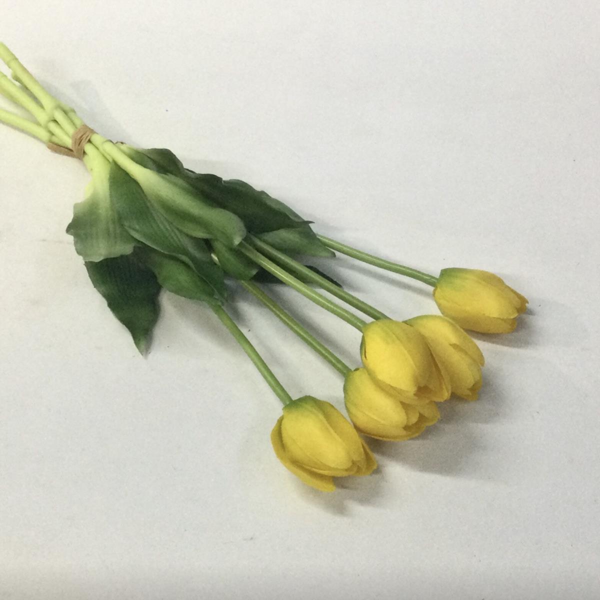 Букет силиконовых тюльпанов 38см- упаковка 10шт - Зображення 3