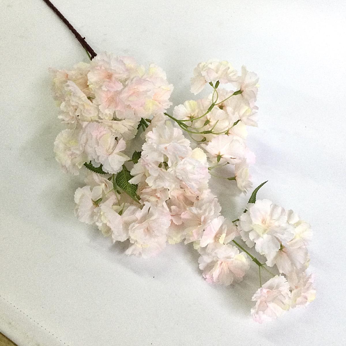 Ветка яблони светло- розовая 100см - Зображення 2