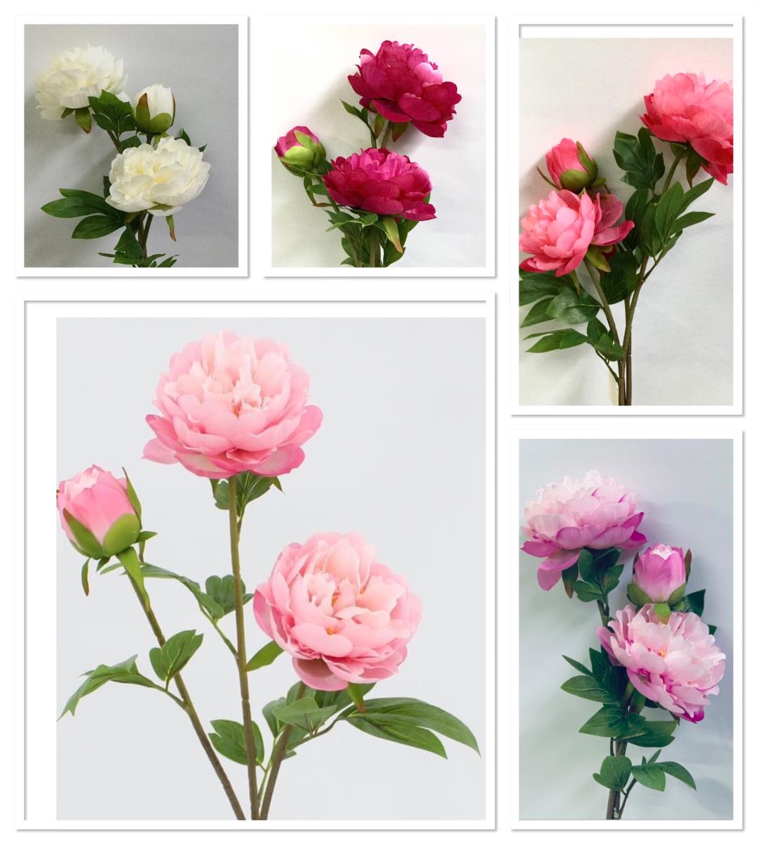 Ветка пиона 78см - упаковка 10шт