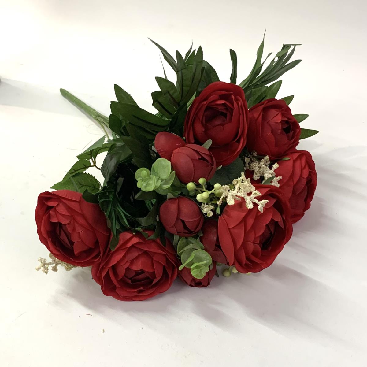 Букет камелий красный 49см - Зображення 2